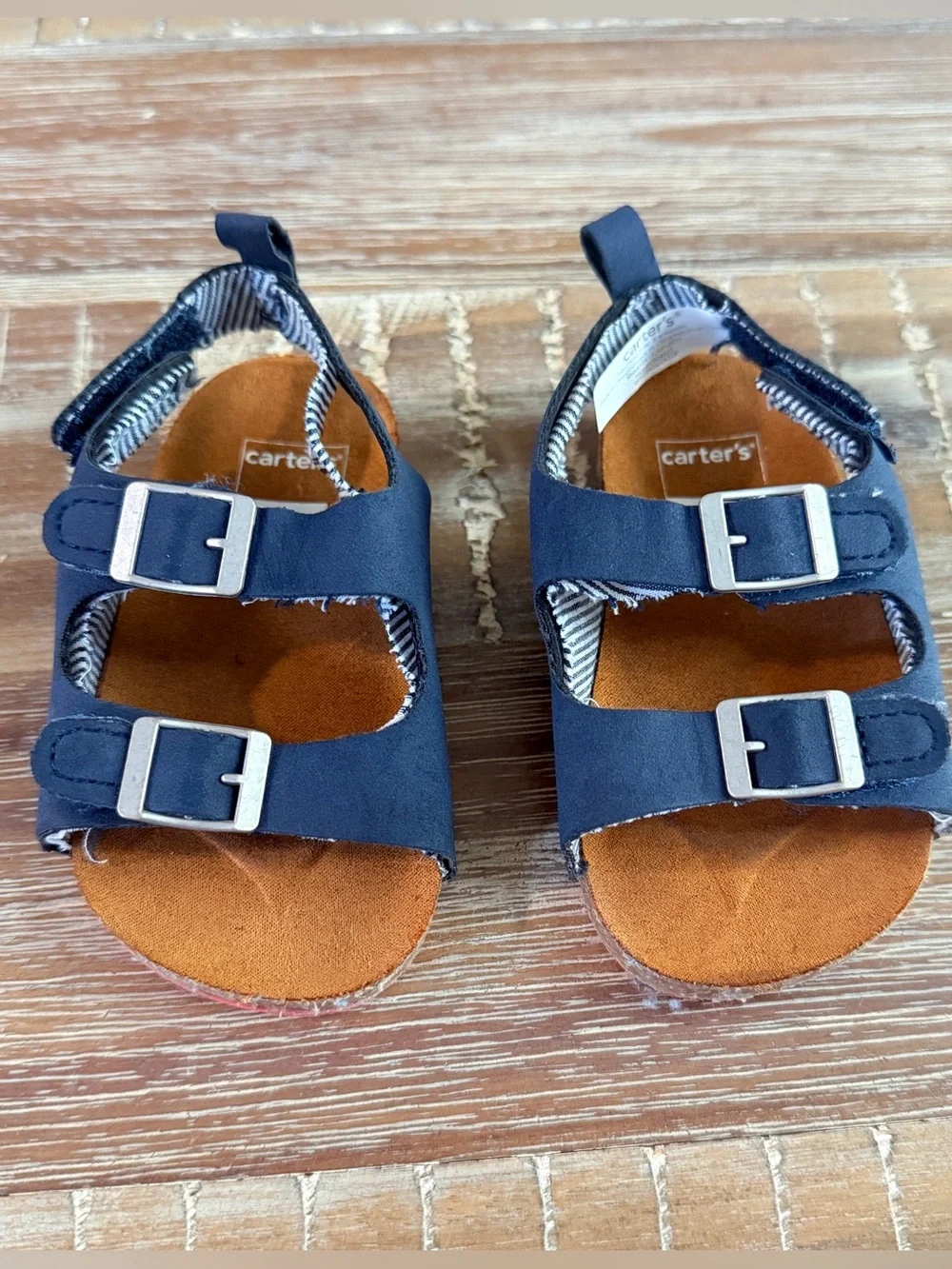 Free with purchase Carters Baby Sandals 6-9m Navy